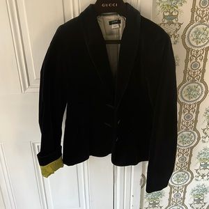 Jcrew cotton blazer that looks and feels like soft velvet